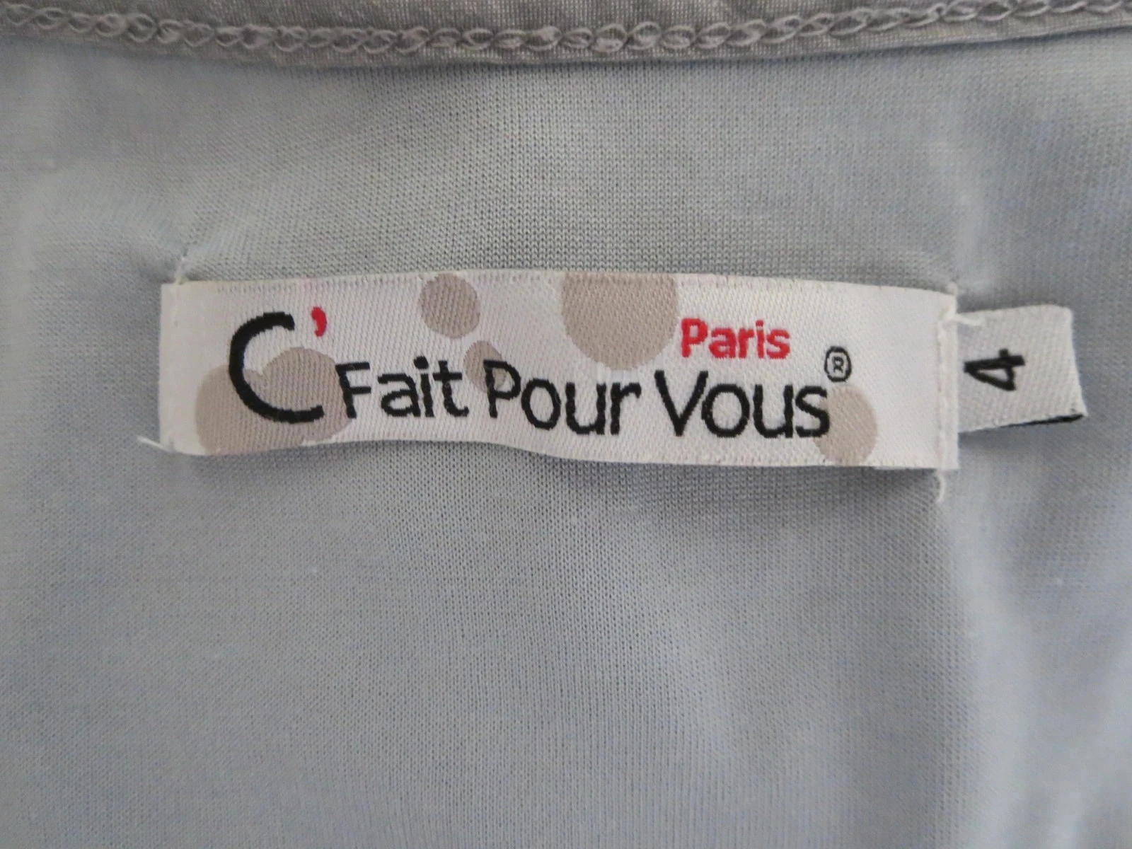 Robe bohème chic unique "C'fait pour vous" - Taille 38-40 – photo 3